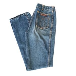 Women’s Vintage Bonjour Paris Jeans High Waisted 11/12 Tall